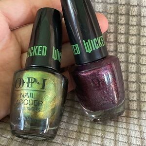 Wicked Set of Two O.P.I Nail Polishes BRAND NEW